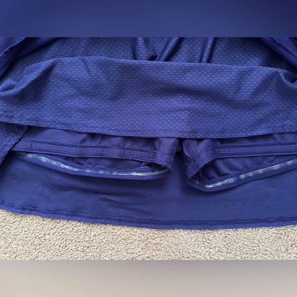 Athleta Split Time Layered Skort Skirt Size XL Women’s Royal Purple Activewear - Picture 6 of 9